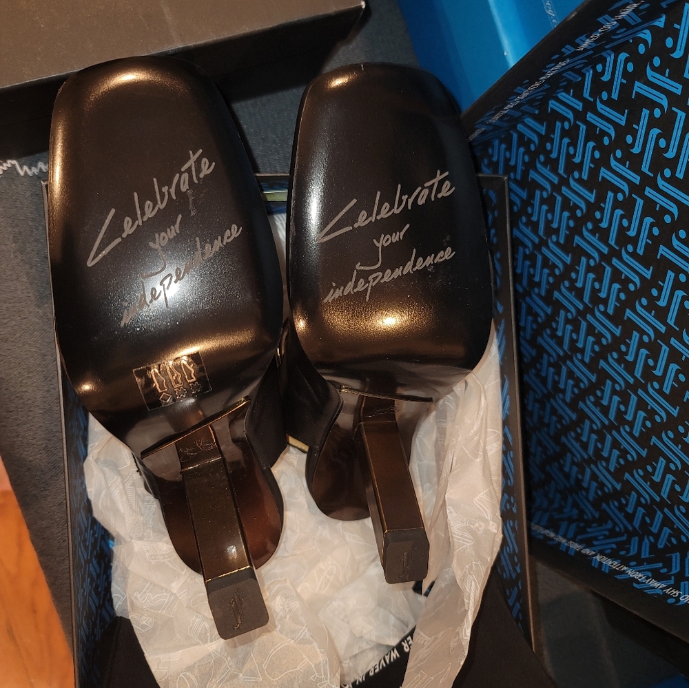 John Fluevog Black Estefan BNIB, Never Worn size 8 - Picture 5 of 6